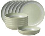like. by Villeroy & Boch Geschirr-Set "Tafelservice Perlemor Alga 12er Set gr&uuml;n"