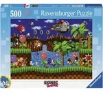 Puzzle RAVENSBURGER "Classic Sonic", bunt, Puzzles, KinderB:49cm H:36cm, Pappe, Made