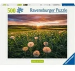 Puzzle RAVENSBURGER "power of nature, Pusteblumen im Sonnenuntergang", bunt, Puzzles,