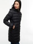Steppmantel TOMMY JEANS "TJW ESSENTIAL HOODED DOWN COAT", Damen, Gr. M (40),...