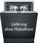SIEMENS vollintegrierbarer Geschirrsp&uuml;ler iQ300 "SN73EX22CE" 14 tlg. Ma&szlig;gedecke