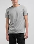 T-Shirt REPLAY, Herren, Gr. L, grau (light grau melange), Jersey, Obermaterial: 100%