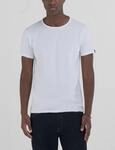 T-Shirt REPLAY, Herren, Gr. L, wei&szlig;, Jersey, Obermaterial: 100% Baumwolle,