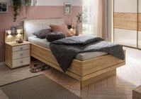 WIEMANN Bett "Kiruna, Bettgestell, Bettrahmen, Eiche Nachbildung,...