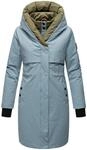 Kurzmantel NAVAHOO "Snowelf", Damen, Gr. XS (34), blau (mittelblau), Obermaterial: