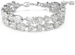 Armkette SWAROVSKI "Schmuck Geschenk Mesmera Armband" Gr. M, silber (metallfarben,