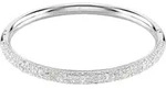 Armreif SWAROVSKI "Schmuck Geschenk Sublima Armreif" Gr. M, silber (metallfarben,