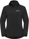 Softshelljacke JACK WOLFSKIN "FELDBERG HOODY W", Damen, Gr. XS, schwarz, Softshelljacke JACK WOLFSKIN "FELDBERG HOODY W", Damen, Gr. XS, schwarz,