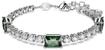 Armband SWAROVSKI "MATRIX" Gr. M, gr&uuml;n (metallfarben, kristallwei&szlig;, gr&uuml;n,