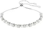 Armband SWAROVSKI "Schmuck Geschenk Matrix Armkette" Gr. M, silber (metallfarben,