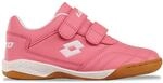 Hallenschuh LOTTO, Kinder, Gr. 25, pink (fr.pink, wei&szlig;), Synthetik, Schuhe