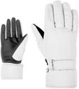 Skihandschuhe ZIENER "KISAR-Z AS glove lady", Damen, Gr. 6, wei&szlig;, Obermaterial: 100%