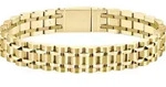 Armband BOSS "OWAN", gold (gelbgoldfarben), Armb&auml;nder, Herren, 19cm, Edelstahl,