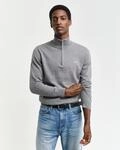 Gant Troyer "CLASSIC COTTON HALF ZIP" mit gerippten Details