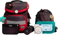SCHOOL-MOOD Schulranzen "Timeless Pro" mit LED-Patchy