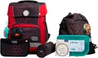 SCHOOL-MOOD Schulranzen "Champion Pro" retroreflektierende Fl&auml;chen mit LED-Patchy