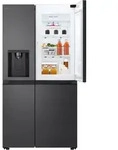LG Side-by-Side "GSJC41EPPE", Energieeffizienz: E (A-G), silber (essence matte