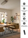 MUSTERRING LED Pendelleuchte "CANNON, 11-flammige LED H&auml;ngelampe 5W 500Lumen