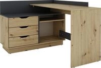 byLIVING Eckschreibtisch "Bern" mit viel Stauraum, Breite 129 cm, rechts oder links