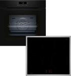 NEFF Backofen-Set "B2CCJ7AK3" mit Teleskopauszug nachr&uuml;stbar