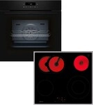NEFF Backofen-Set "B2CCJ7AK3", mit Teleskopauszug nachrüstbar,