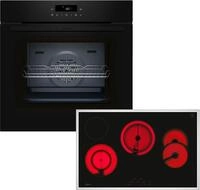 NEFF Backofen-Set "B2CCJ7AK3" mit Teleskopauszug nachr&uuml;stbar