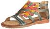 Riemchensandale LAURA VITA "LAURA VITA Sandalen Leder", Damen, Gr. 37, bunt (multi),