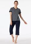 Schiesser Schlafanzug "Casual Essentials" mit modisch umgeschlagenen &Auml;rmeln