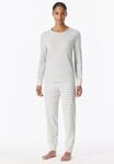 Schiesser Schlafanzug "Casual Essentials" 2 Baumwolle, Rundhalsausschnitt,
