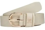 Lederg&uuml;rtel TOMMY HILFIGER "ESSENTIAL EFFORTLESS 2.5 cm breit GOLD", Damen,...