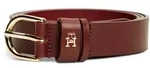 Lederg&uuml;rtel TOMMY HILFIGER "ESSENTIAL EFFORTLESS 2.5 cm breit GOLD", Damen,...