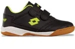 Hallenschuh LOTTO, M&auml;dchen, Gr. 26, schwarz (schwarz, fr.gelb), Synthetik,
