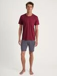 CALIDA Pyjama "Relax Imprint" 2 tlg. mit elastischem Hosenbund