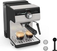 Krups Espressomaschine "XP381B Authentic, Siebtr&auml;ger" intuitives Bedienfeld,