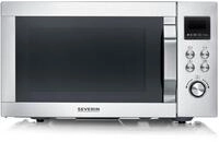 Severin Mikrowelle "Crispy Wave MW 7918" Grill Hei&szlig;luft Mikrowelle 2150 W mit
