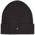 Tommy Hilfiger Strickm&uuml;tze "TH FLAG PIMA COTTON BEANIE" Beanie mit Logostickerei,