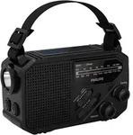 PHILIPS Notfallradio "TAR1609/00 Notfallradio Kurbelradio Solarradio", schwarz,