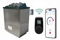 Karibu Saunaofen "f&uuml;r Au&szlig;ensteuerung 9 kW SET mit WiFi-Steuerung" mit WLAN-f&auml;higem