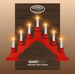 Weigla LED Lichterbogen "Schwede, Made in Germany" 1 Stk. 7-flammig