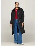 Steppmantel TOMMY JEANS "TJW ALASKA LONG PUFFER EXT", Damen, Gr. M (38),...