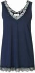 rosemunde Spitzentop "Billie Tank Top" Vintage-Spitzenbesatz an V- Ausschnitt...