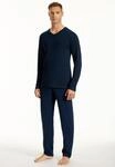 uncover by SCHIESSER Schlafanzug "Uncover Nightwear" 2 tlg. Single Jersey-Qualit&auml;t,