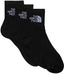 Sportsocken THE NORTH FACE "Packung", Damen, Gr. L (44/46), schwarz (tnf schwarz),