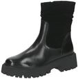 Stiefelette CAPRICE "Caprice Stiefelette Leder", Damen, Gr. 36, schwarz, Leder,