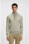 Rollkragenpullover BOSS ORANGE "Kanobix", Herren, Gr. M, beige (light beige271),