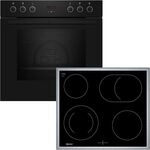 NEFF Elektro-Herd-Set "E1CCD2AK3" EasyClean CircoTherm auf 3 Ebenen & Br&auml;terzone