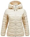 Steppjacke PEAK PERFORMANCE "W Helium Down Hood Jacket", Damen, Gr. S, beige (sand,