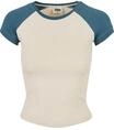 Kurzarmshirt URBAN CLASSICS "Urban Classics Damen", Damen, Gr. XS, sandwei&szlig;, jasper,