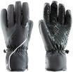 Skihandschuhe ZANIER, Damen, Gr. 7, schwarz, 90% Polyester, 10% Elasthan, unifarben,