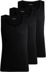 BOSS Tanktop "3P RibClassic BOSS ONE x David Beckham", Ton in Ton Stickerei auf der BOSS Tanktop "3P RibClassic BOSS ONE x David Beckham", Ton in Ton Stickerei auf der